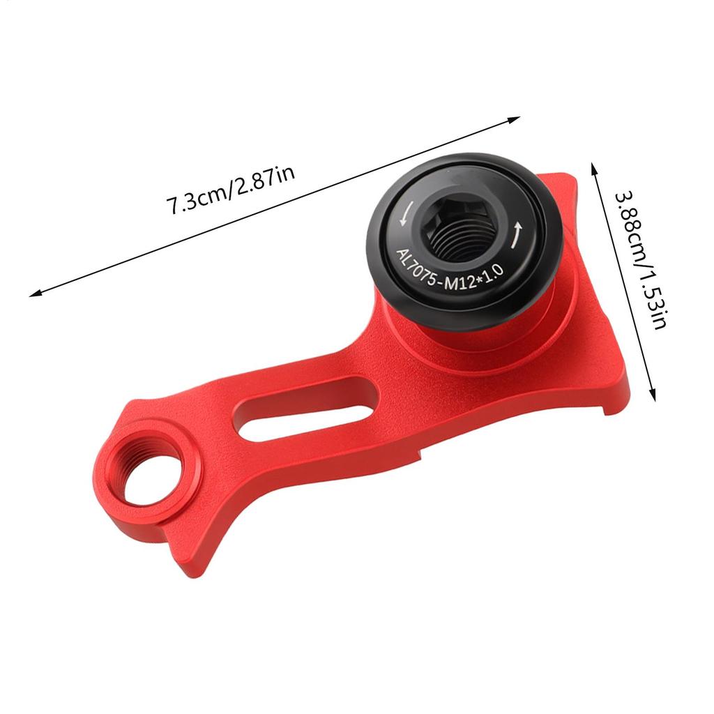 Rear Derailleur Bike Rear Derailleur Hanger Thru Replacement Parts Mountain Frame Hook Adapter For Sports Teens Women Men