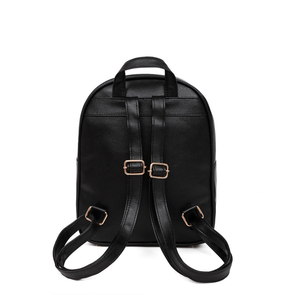 Wobuoke Fashion Women Rivet Backpack Fashion Causal Bags Bead Female School Bag Backpacks Wobuoke Fashion Women Rivet Backpack Fashion Causal Bags Bead Female School Bag Backpacks