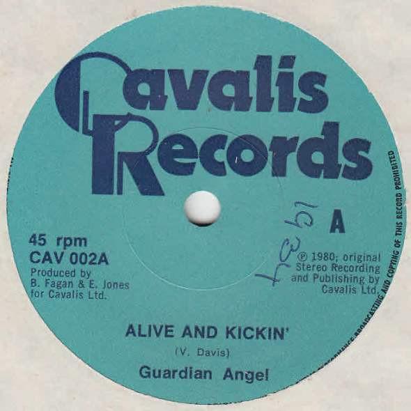 

7inch Record GUARDIAN ANGEL Alive And Kickin Woman At The We CAV002 CAVALIS 1980 UK Reggae Ska Dub Used