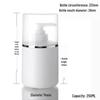 White Hospital-style Lotion and Shower Gel Bottles 250ml, 300ml, 500ml - Plastic PE Personal Care Dispenser