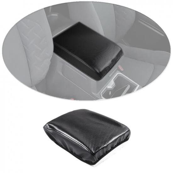 Car Armrest Box Cover Leather Pad For Toyota Tacoma 2024-2025 Accessories Carbon