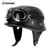Retro Harley-Stijl Motor- en Scooterhelm voor Dames - Mountainbike Veiligheidshelm