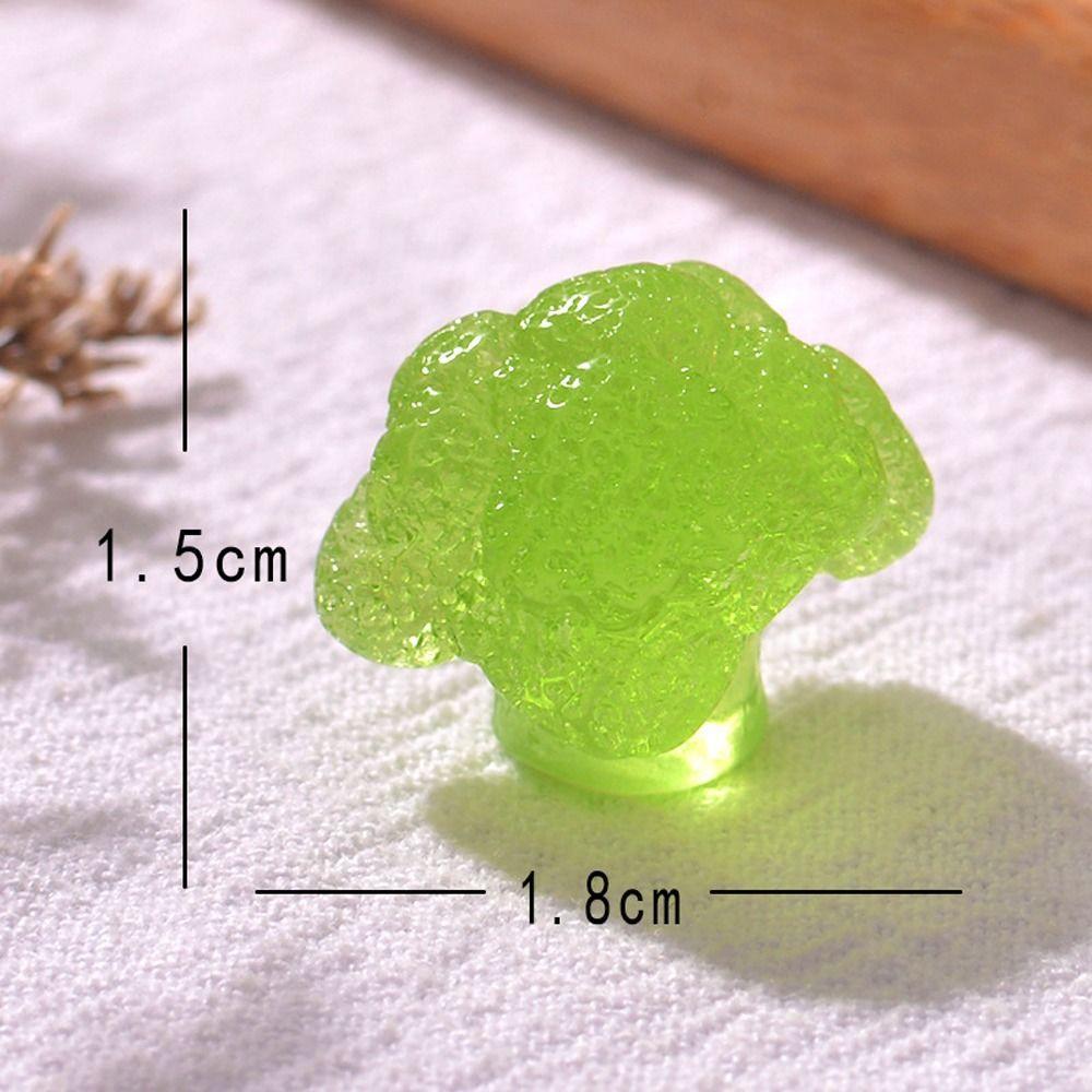 

Микропейзаж Моделирование Светящаяся еда Овощи Искусственная еда Овощи Фигурки Миниатюры DIY Декор для дома