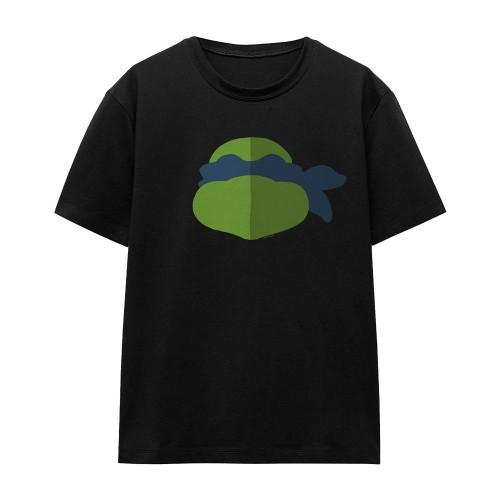 Teenage Mutant Ninja Turtles Unisex Adult Leonardo Face T-Shirt