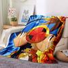 1Pc Cyberpunk Hero Profile Blanket Soft And Comfortable Casual Warm Camping Travel Christmas Halloween Xmas Gift M929165