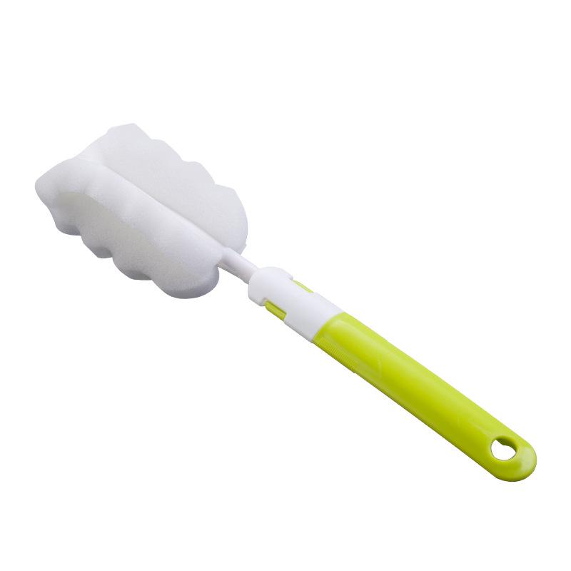Long Handle Detachable Sponge Cup Cleaning Brush