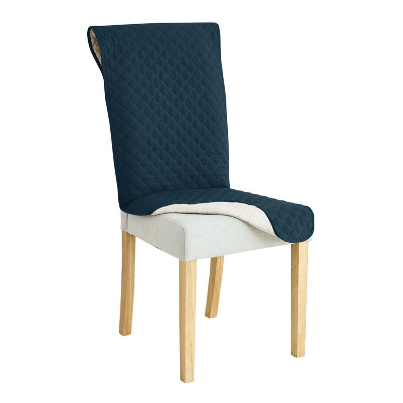 

Стеганый чехол для стула, противоскользящий, длинный, накидка на сиденье, подушки, 1 шт., с эластичным ремешком, универсальный, пылезащитный чехол для стула в банкете, гостинице