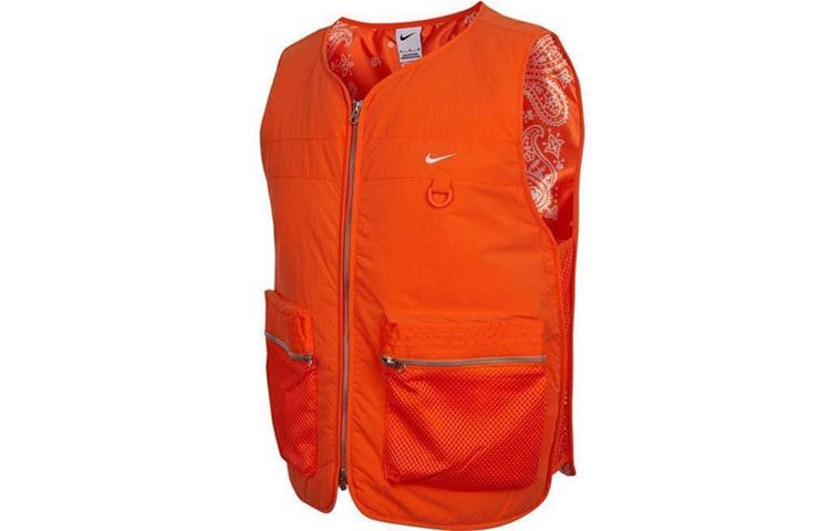 

Nike Men s Full-Zip Premium Basketball Vest Orange DV9494-819 M