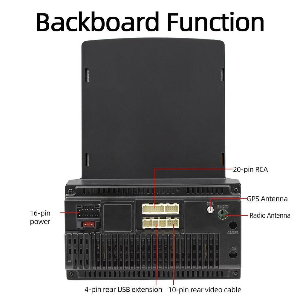 2 Din 10.1" Carplay Android Car Radio Video Mirror Link Multi-language Bluetooth FM 3USB D110 WiFi GPS