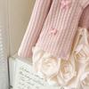Korean Style Girls' Spring Cardigan & Romper Dress for One-Year-Old Princess