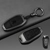 Zinc Alloy Leather Car Smart Key Case Shell Cover O Protector Fob for Peugeot 308 408 508 2008 3008 4008 5008 Keychain Accessories