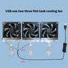 FishTank Clip on Cooling Fan Water Plant Cooling Temperature Control Aquarium Chiller Cooling Fan Adjustable