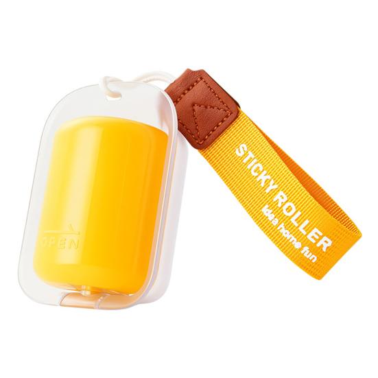 Mini Lint Roller Compact Size Lightweight Portable Lint Remover with Adhesive Tape Lanyard Design Foldable Pet Hair Cleaner