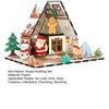Magnetic Gingerbread House Building Set for Kids DIY Holiday Cookie House Toy with Magnetic Tiles Magnet Building Blocks Learning