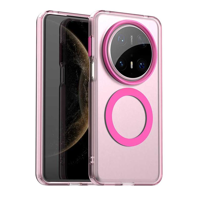 For Huawei Mate 70 Pro Case For Huawei Mate 60 70 Pro+ Cover Translucent Candy Color Matte Magnetic Shockproof Protective Bumper