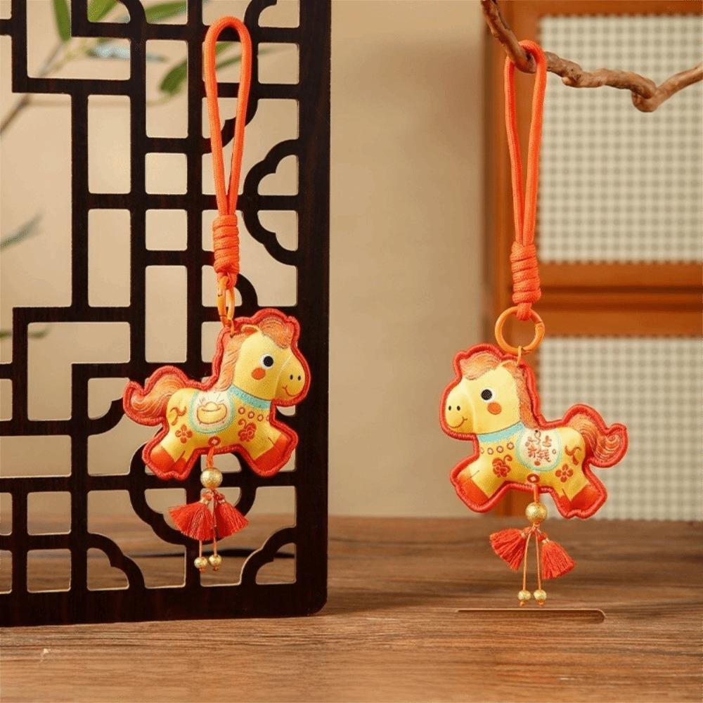 Year of The Horse Chinese New Year Decoration Multicolor Year of The Horse Hanging Decoration  Gift