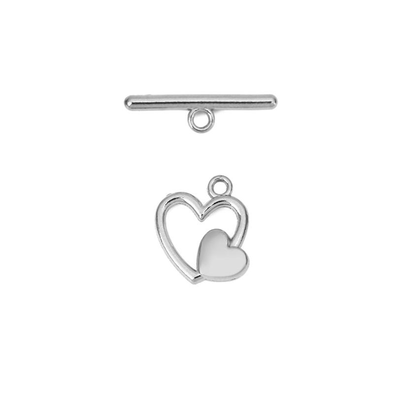 5sets Stainless Steel Toggle OT Clasps Necklace Hooks PVD Never Fade End Connectors For Bracelet Diy Jewelry Making Accessories