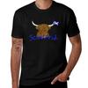 Highland Cow Tshirt Outdoor Sports Short Sleeve Top