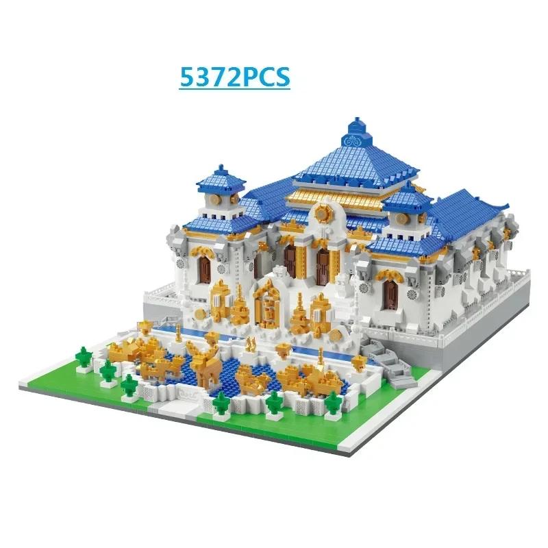 Moyu Mini Blocks Chinese Castle Architecture Great Wall Building Bricks Assembly Toy Kids Gift Adults Present Girl Birthday