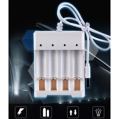 Universal 4 Slot Rechargeable Battery Charger USB Plug DC5V 1A 1.2V