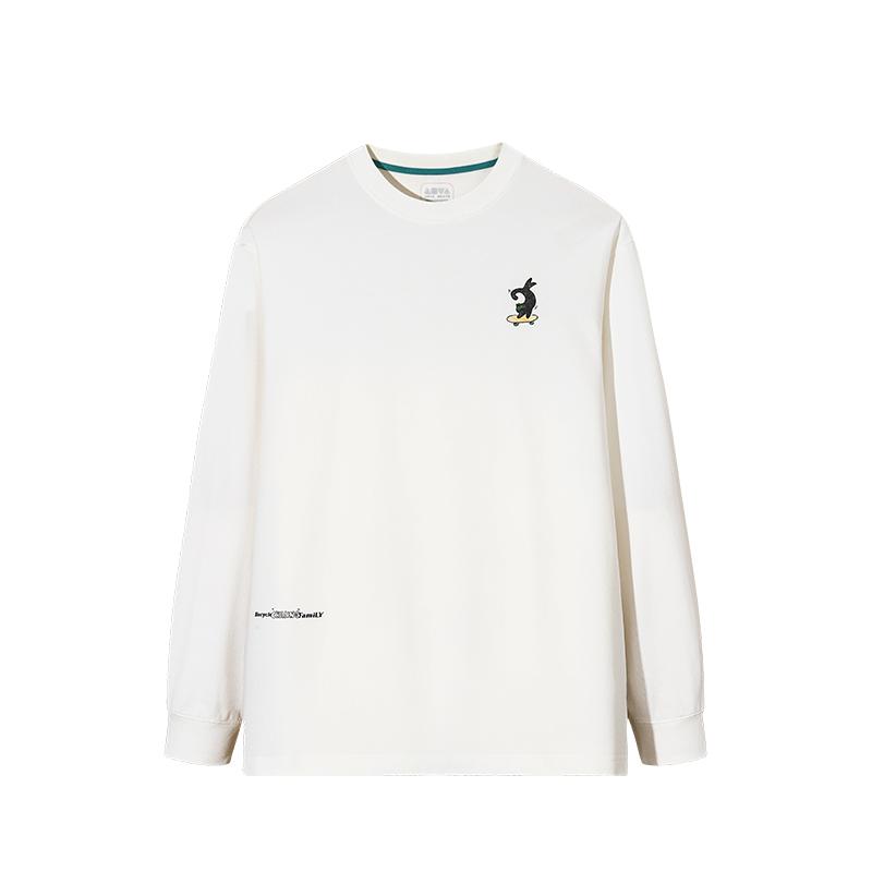 

Anta Повседневный свитшот свободного кроя с круглым вырезом, принтом с животными и простыми буквами, унисекс, 172538404-1 3XL