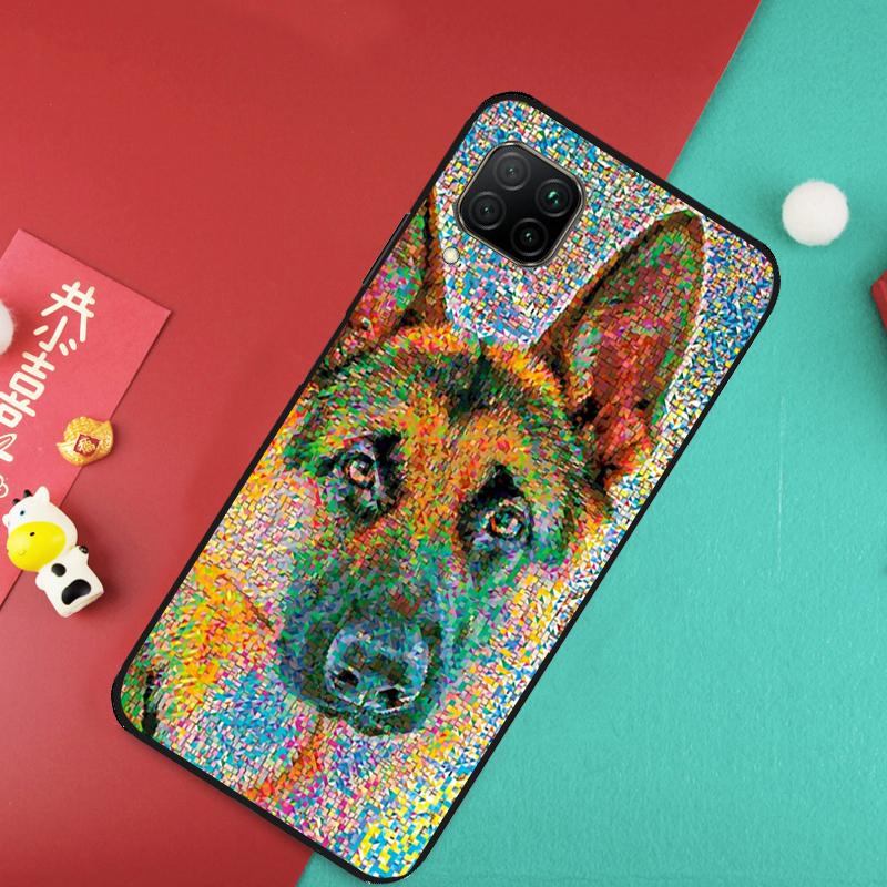 German Shepherd Dog For Huawei Nova 12S 9 10 SE 7i 8i 11i 12i Y60 Y61 Y70 Y72 Y73 Y90 Y91 P20 P30 P40 Lite Case