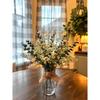 DEEMEI 18pcs Babys Breath Artificial Flowers Fake Eucalyptus Leaves Flowers Bouquet Artificial White Gypsophila Bouquets Real Touch Faux Flowers for