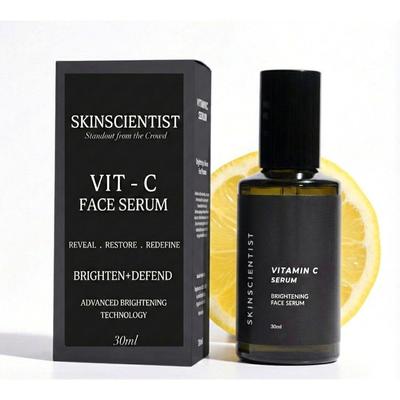 Vitamin C Face Serum 30ml for Glowing Skin | Brightening Face Serum | Helps Improve Dark Spots, Pigmentation, Fine Lines
