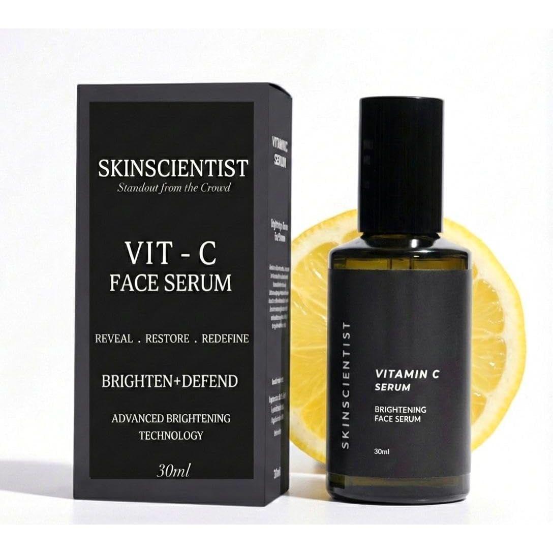 Vitamin C Face Serum 30ml for Glowing Skin | Brightening Face Serum | Helps Improve Dark Spots, Pigmentation, Fine Lines 30 ml