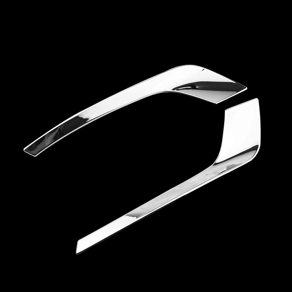 Rear Car Fog Lights Decoration Cover Trim for Jeep Compass 2th 2017 - 2020 ABS Chrome Back Fog Lamps Sticker Accessories