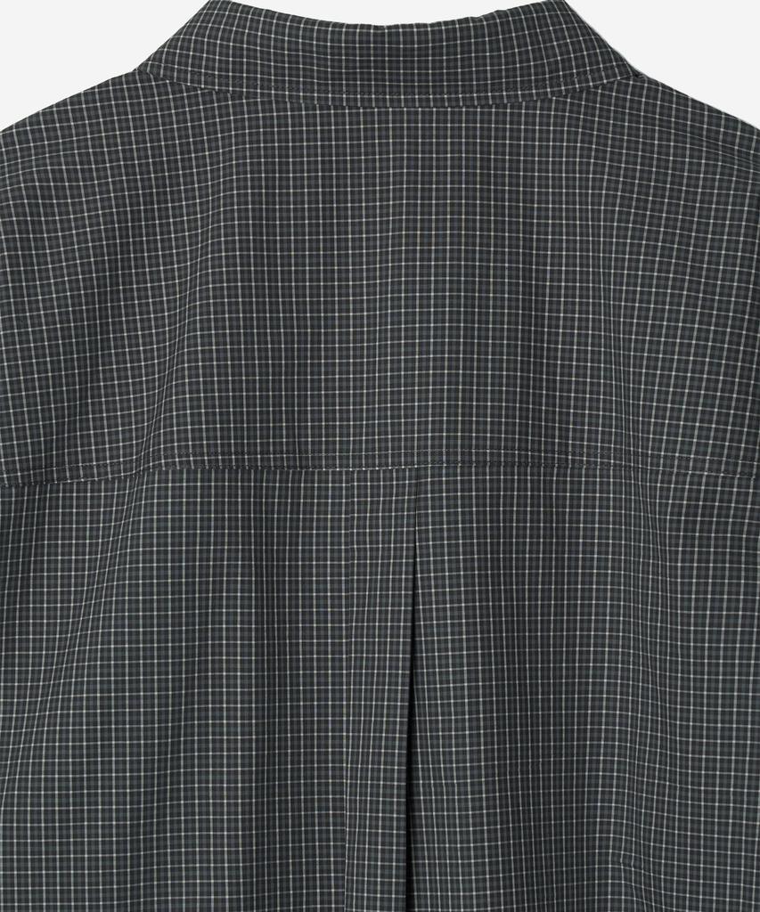 NODE LABS Dev:10 Layered Sleeve Check Shirt_Gray