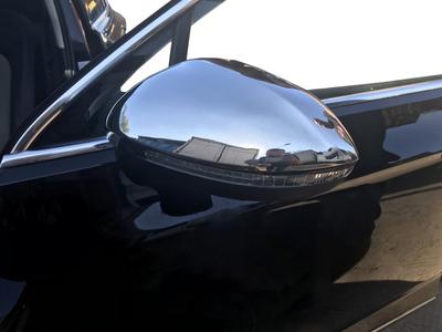 EU Mirror Caps (2 Pcs., Stainless) Carmos - Turkish Steel for Volkswagen Passat B8 2015-2023