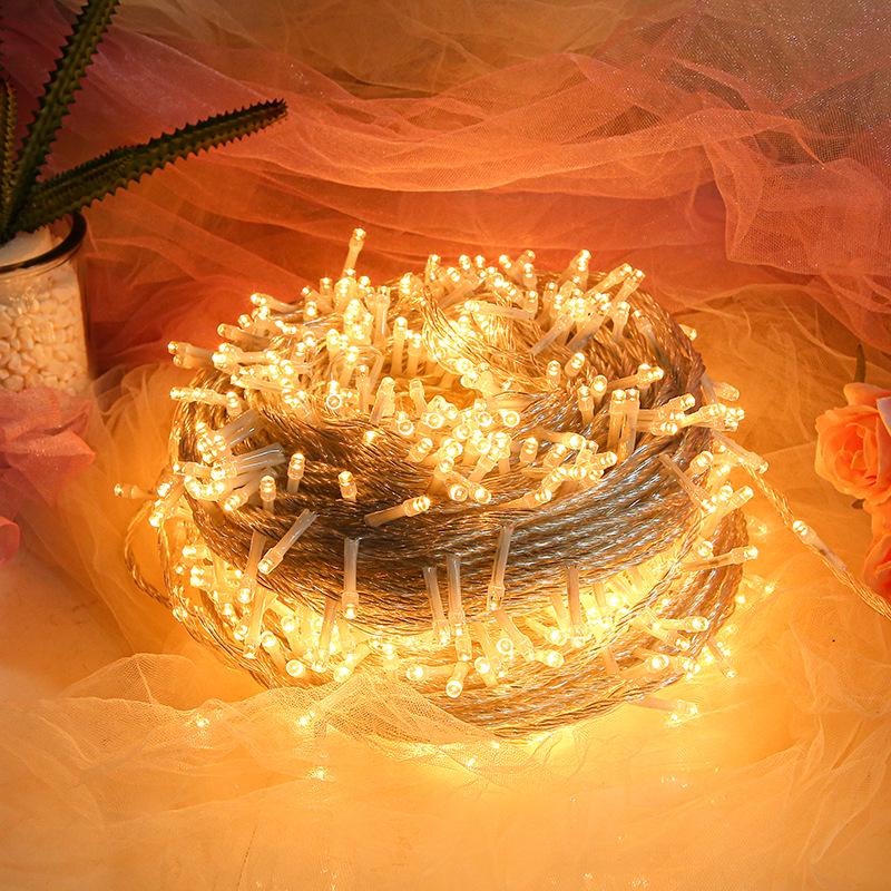 LED Starlight Colored String Lights - Waterproof Outdoor Holiday, Wedding & Night Market Decoration