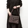 SCHOZON Lieto Shoulder Bag Dark Brown 11-2002 Women's
