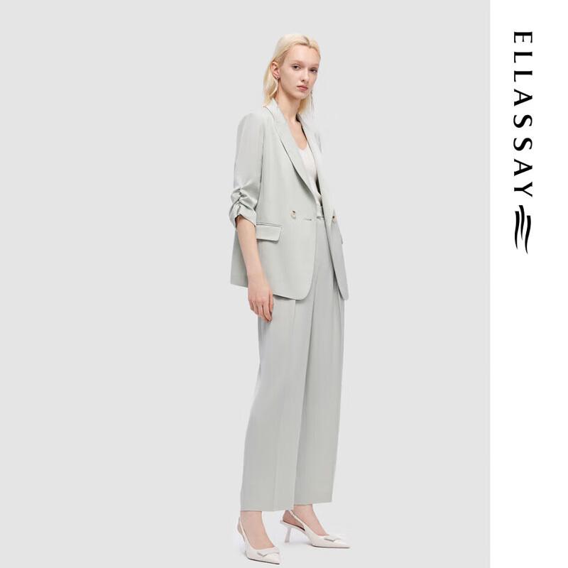 ELLASSAY Spring/Summer Pleated Commuter Long Pants