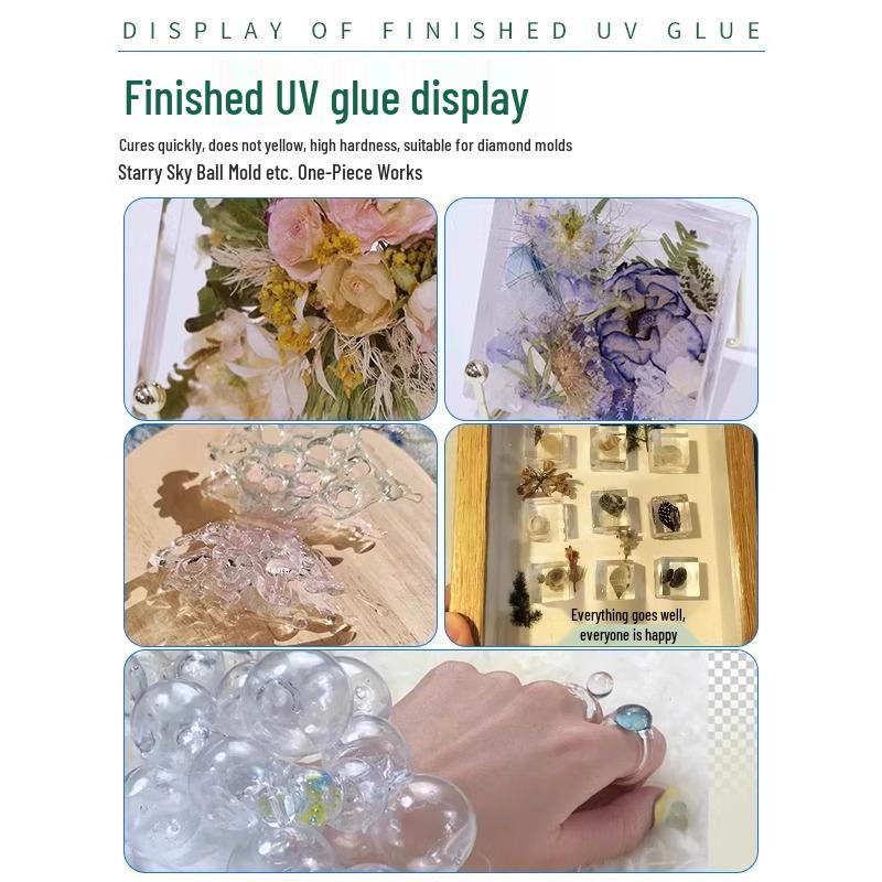3018 Quick-Dry Transparent UV Glue for Metal & Acrylic - Waterproof Adhesive