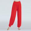 Spring Summer Women's Elastic Loose Casual Cotton Soft Yoga Sports Dance Pants Comfortable and Breathable