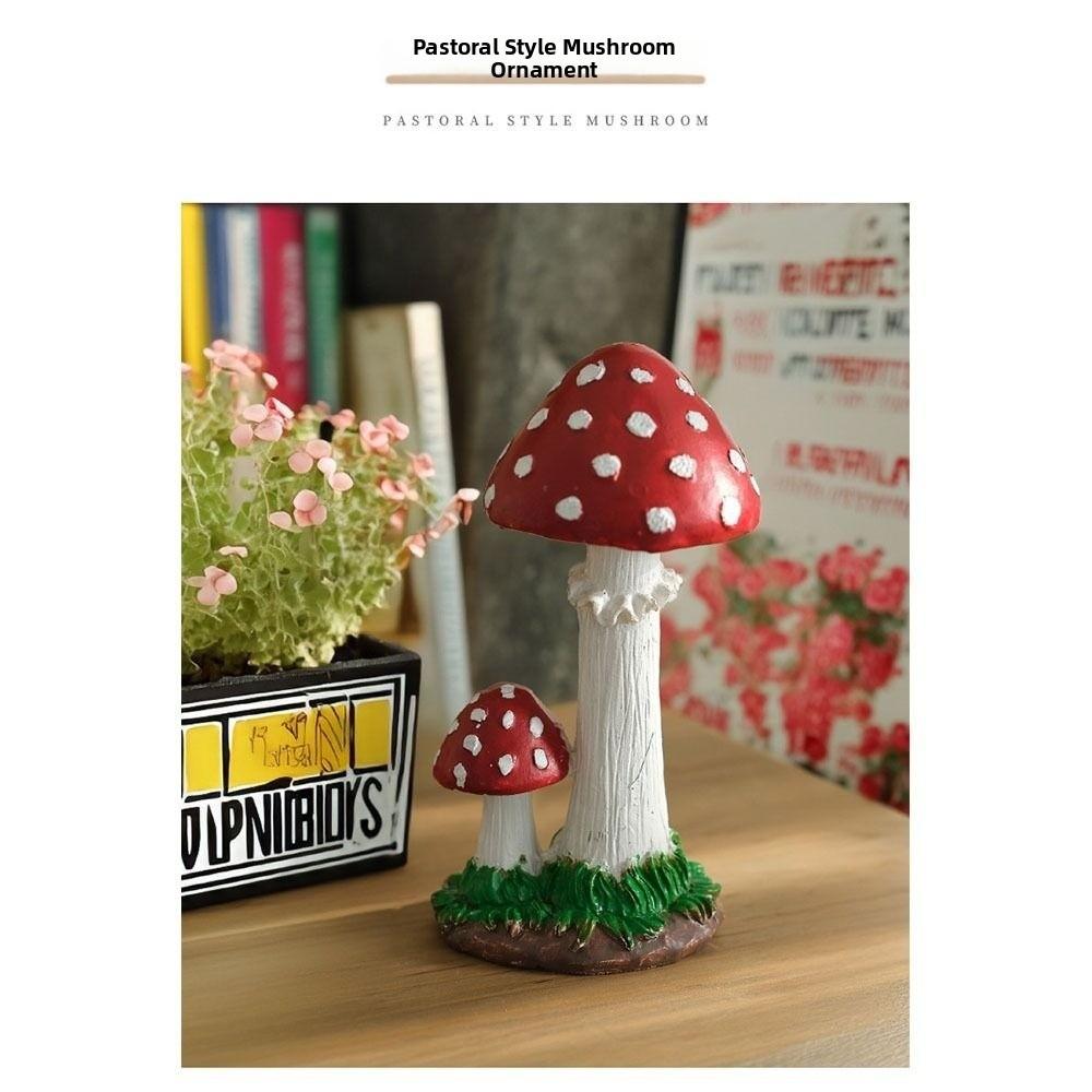 DIY Artificial Mushroom Ornament  for Villa Landscape Courtyard Kindergarten and Lawn Decoration