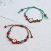 Ceramic Beaded Bracelet Small Fresh Apple Ethnic Style Simple Bracelet Summer