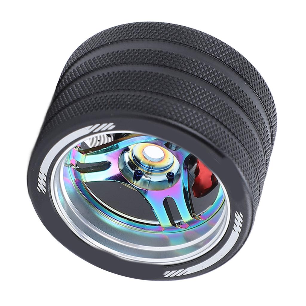 RC Transmitter Steering Hand Wheel Replacement Accessory Aluminum Alloy RC Steering Wheel Grip for for FUTABA