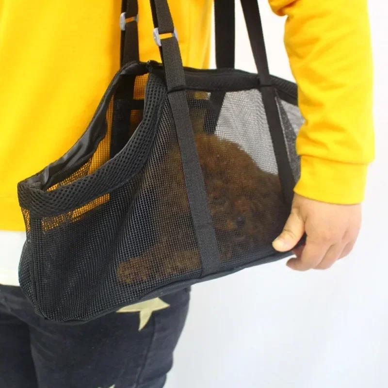 Summer Pet Outgoing Bag Cat Bag Dog Backpack Mesh Breathable Portable Bag Dog and Cat Travel Outgoing Backpack Pet Carrier