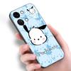 Cartoon Lovely Pochacco Black Silicone Phone Case For OnePlus 9 10 11 12 ACE 2V Pro 9RT 10T 10R Nord CE 2 3 Lite N10 N20 N30 5G