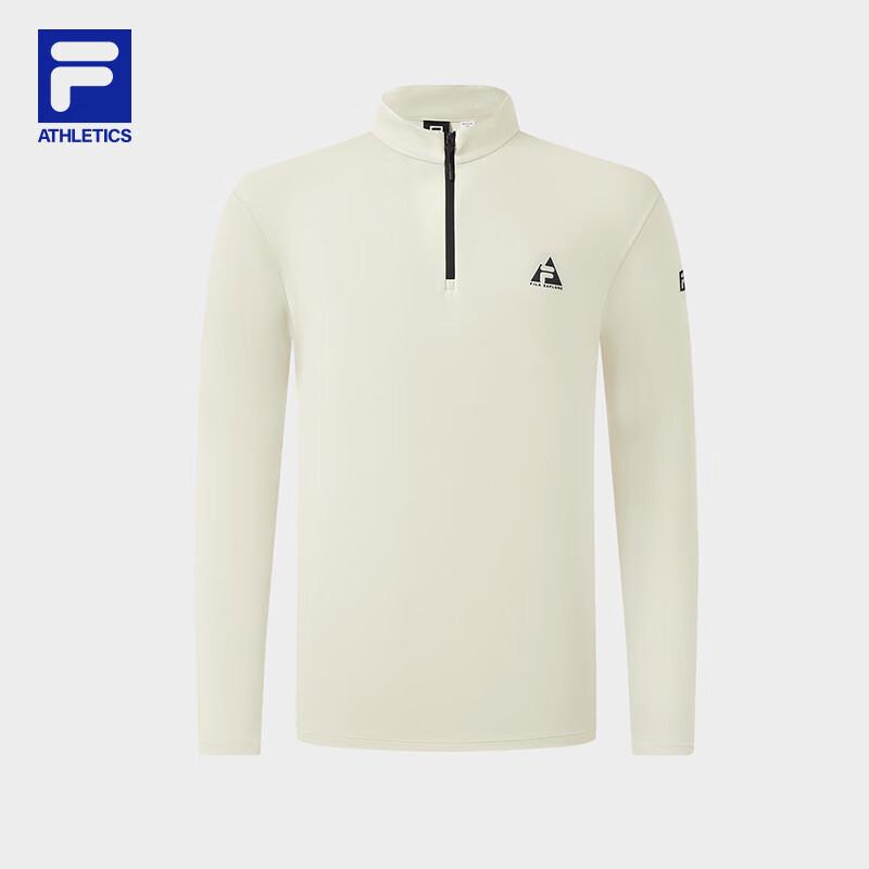 FILA Men's Fleece-Lined Half-Zip Knit Long Sleeve Top