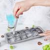 18-Slot Stainless Steel Ice Cubes Tray Easy Release Handle Metal Ice Cubes Maker Ice Cubes Mold Home Kitchen Bar Mould Tools
