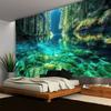 2D Aesthetic Clear Water Forest Tapestry Bohemian Home Decor