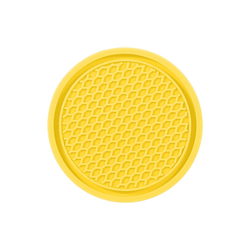 PVC Insulation Pads Auto Cup Holder Insert Coaster Car Accessories Flower Teacup Car Cup Mat Car Coasters Drink Coaster Coaster