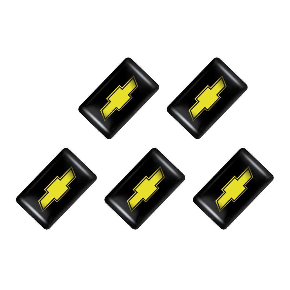 10Pcs 3D Epoxy Resin Emblem Car Interior Sticker For Chevrolet Cruze Malibu Sail Spark Captiva Equinox Trax Lova Car Accessories