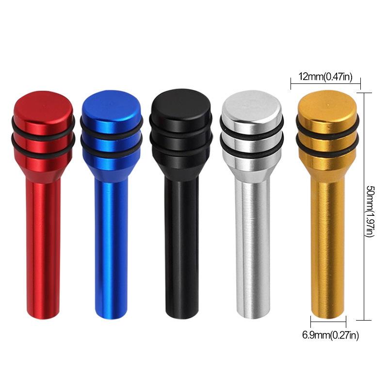 Aluminum Alloy Car Door Handle Lock Button and Safety Buckle Pin