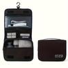 1pc Oxford Cloth Makeup Organizer Bag with Zipper Closure, Foldable, MultiCompartment for Travel, Men Women, Hand Washable, Ideal for Cosmetics