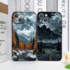 Vintage Forest Landscape Snow Mountain Scenery Phone Case for iPhone 17 16 12 11 14 Plus 13 15 ProMax 13 Mini X XS XR Soft Cover